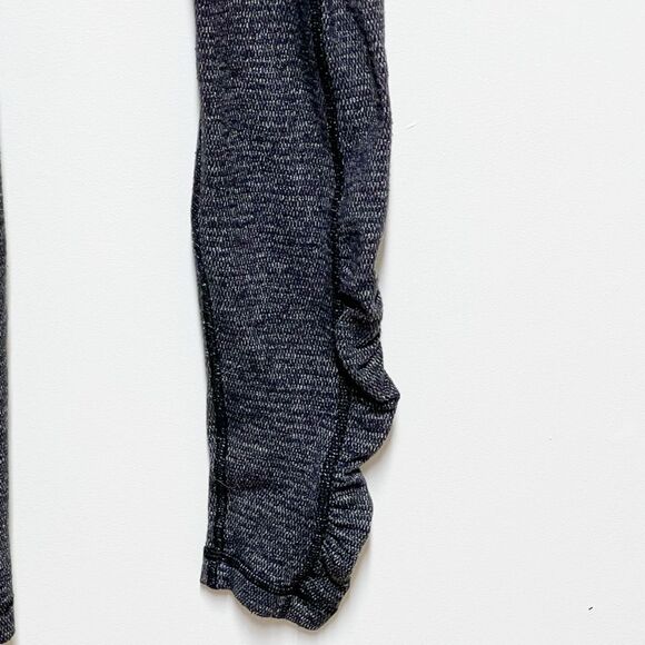 LULULEMON Still Mind Tight *28" Interlink Ice Grey Black Size 4 - Picture 5 of 6